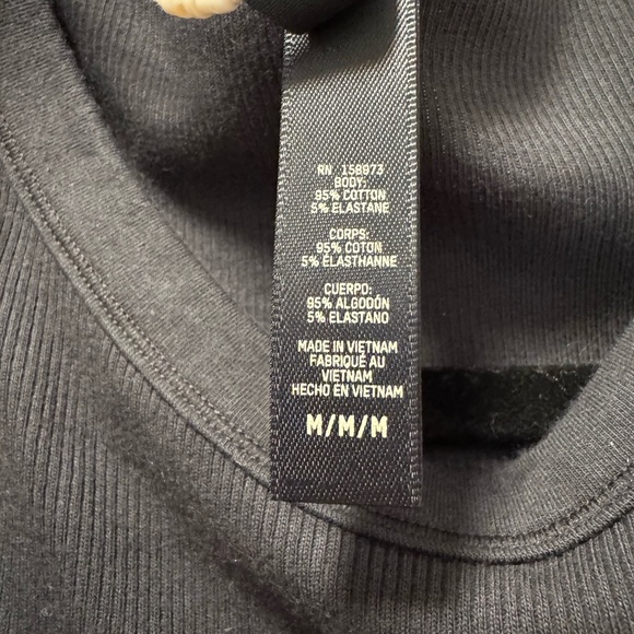 Skims Black Ribbed Sleeveless Dress - Picture 3 of 4